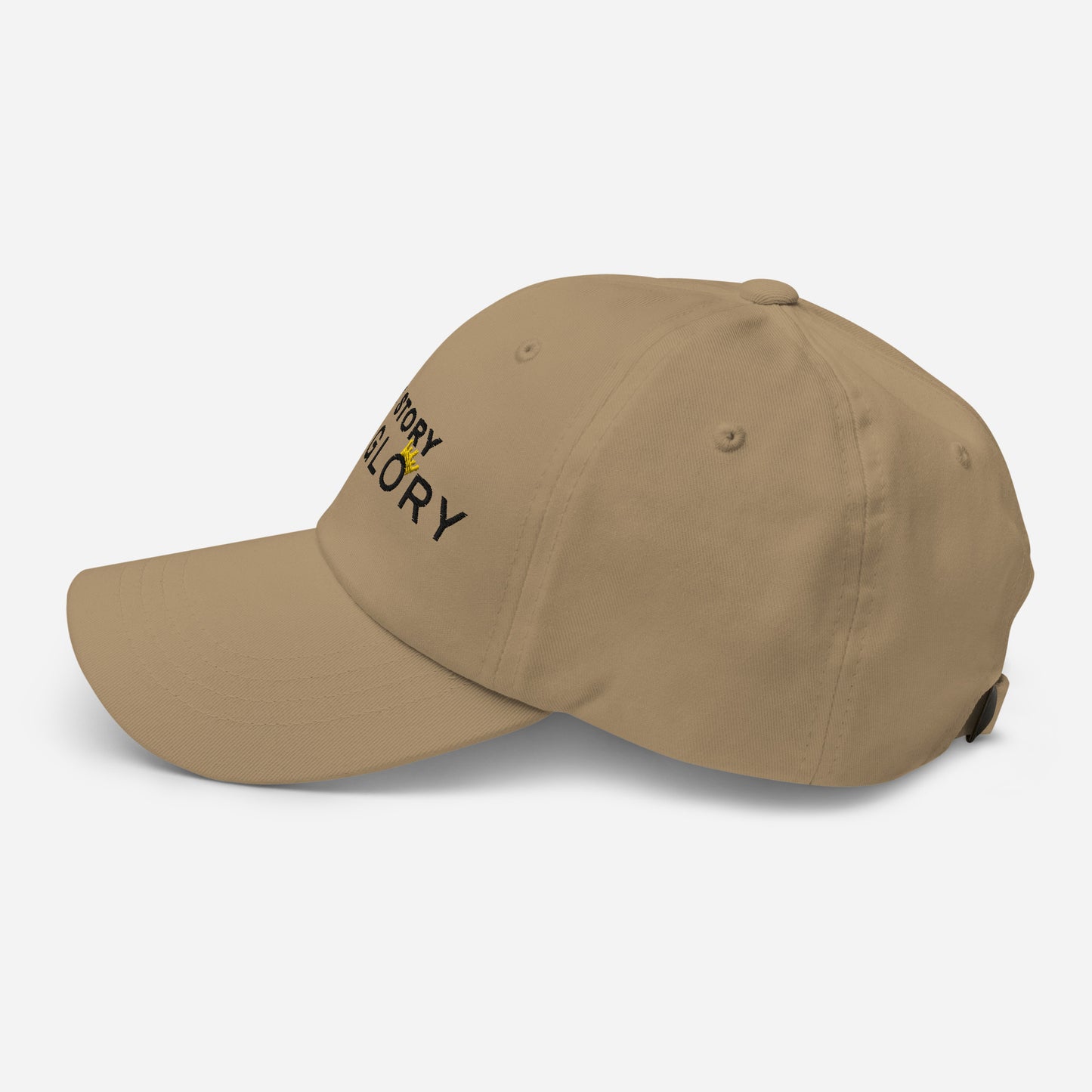 His Glory Classic Dad Hat - Khaki
