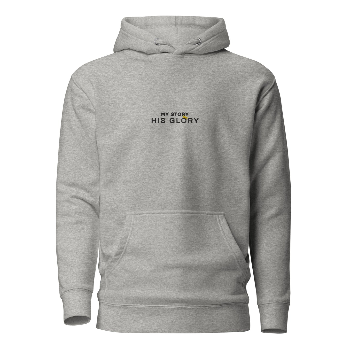 His Glory Unisex Premium Hoodie - Carbon Grey