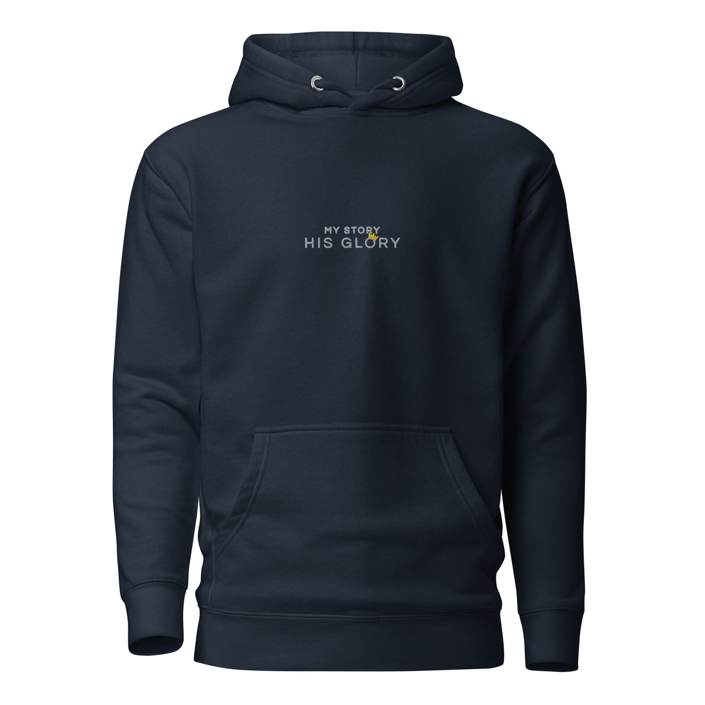 His Glory Unisex Premium Hoodie - Navy Blue