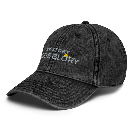 God's Glory Vintage Cap - Black