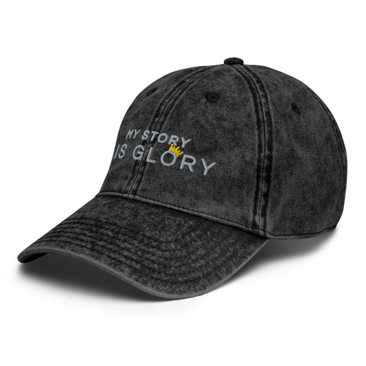 His's Glory Classic Vintage Cap - Black