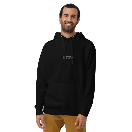 His Glory Unisex Premium Hoodie - Black