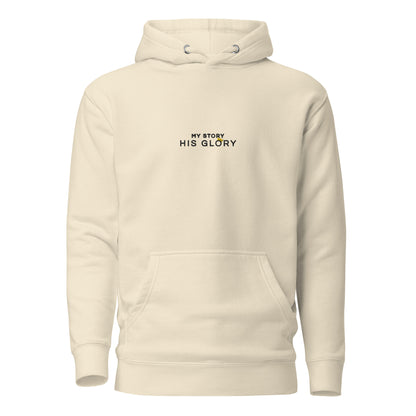 His Glory Unisex Premium Hoodie - Bone