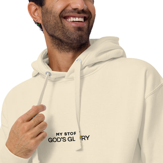 God's Glory Unisex Premium Hoodie - Bone