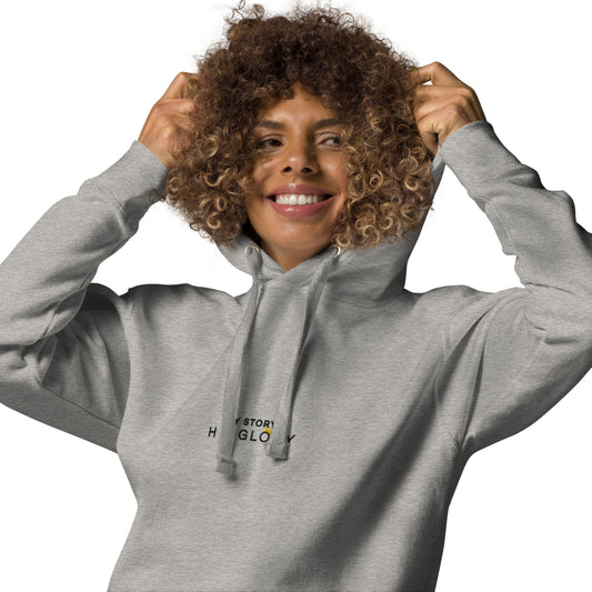 His Glory Unisex Premium Hoodie - Carbon Grey