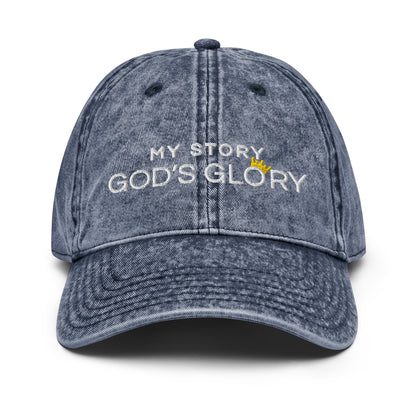 God's Glory Vintage Cap - Navy